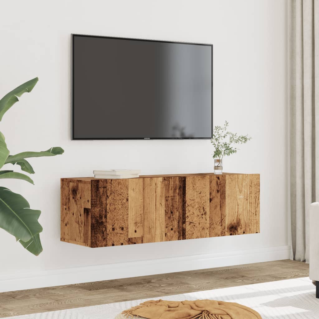 Tv-Meubel Bewerkt Hout