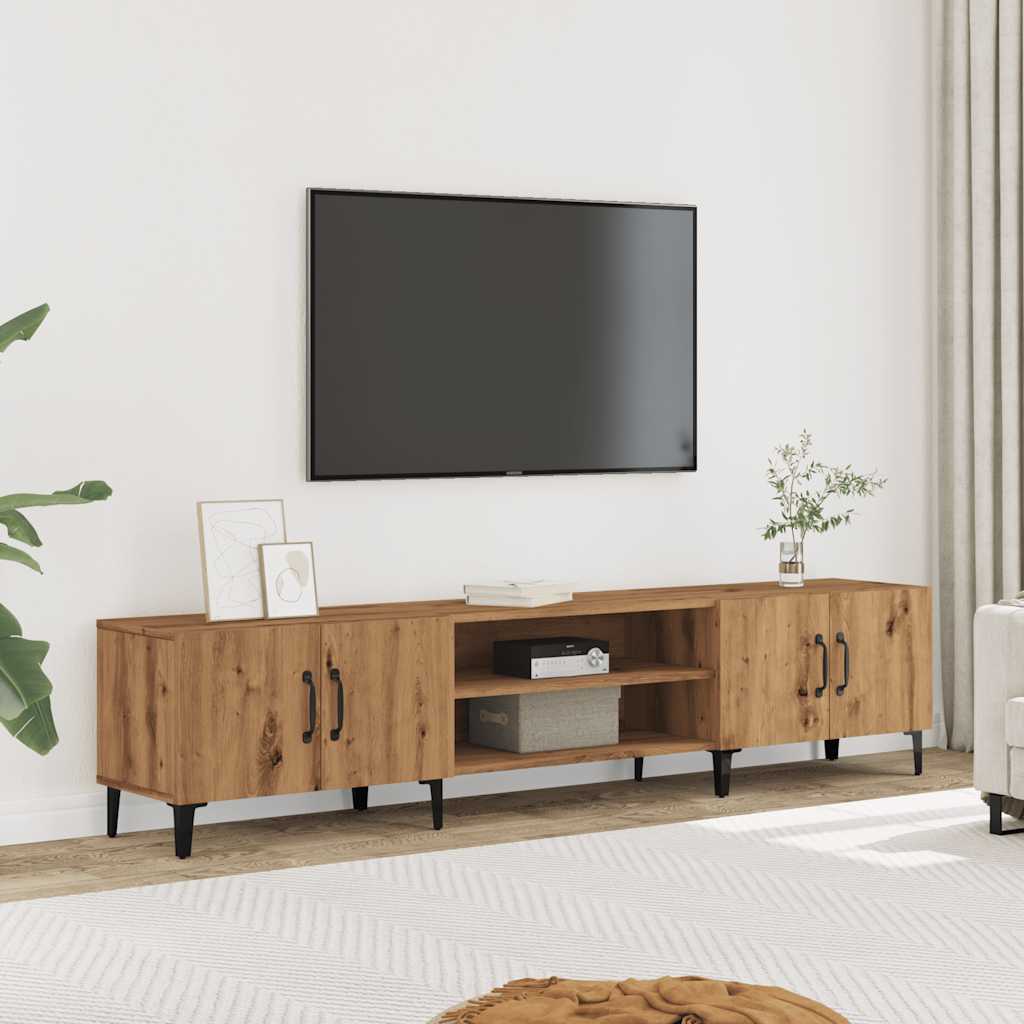 Tv-Meubel 180X31,5X40 Cm Bewerkt Hout