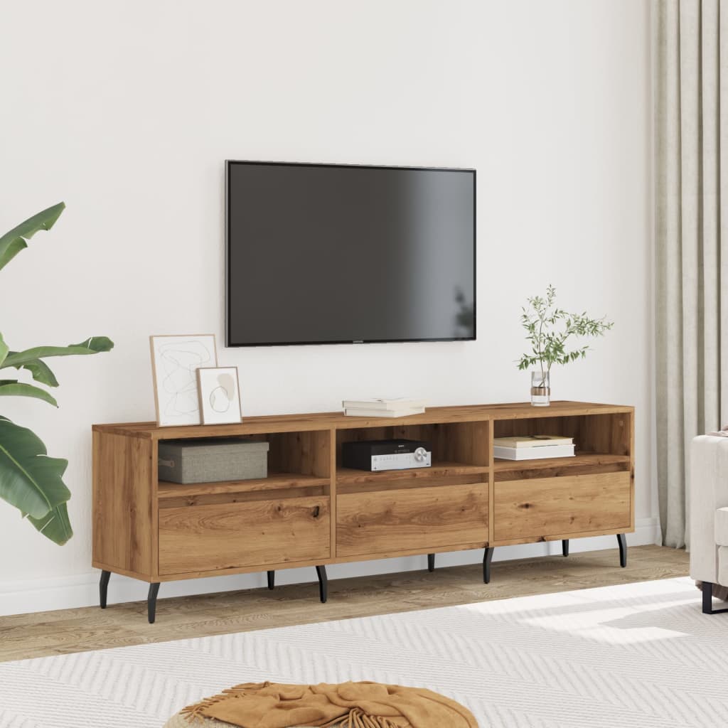 Tv-Meubel 150X30X44,5 Cm Bewerkt Hout