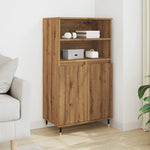 Hoge Kast 60X36X110 Cm Bewerkt Hout