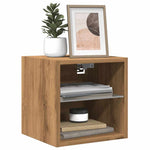 Tv-Wandmeubel Met Led-Verlichting 30X28,5X