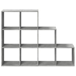 Kamerscherm / Boekenkast 3-Laags 137,5X29X103,5 Cm Hout Grijs Betongrijs