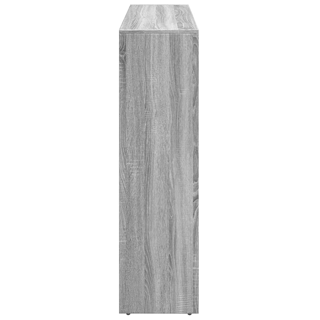 Kamerscherm / Boekenkast 137,5X29X103,5 Cm Hout Grijs Sonoma