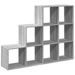 Kamerscherm / Boekenkast 137,5X29X103,5 Cm Hout Grijs Sonoma