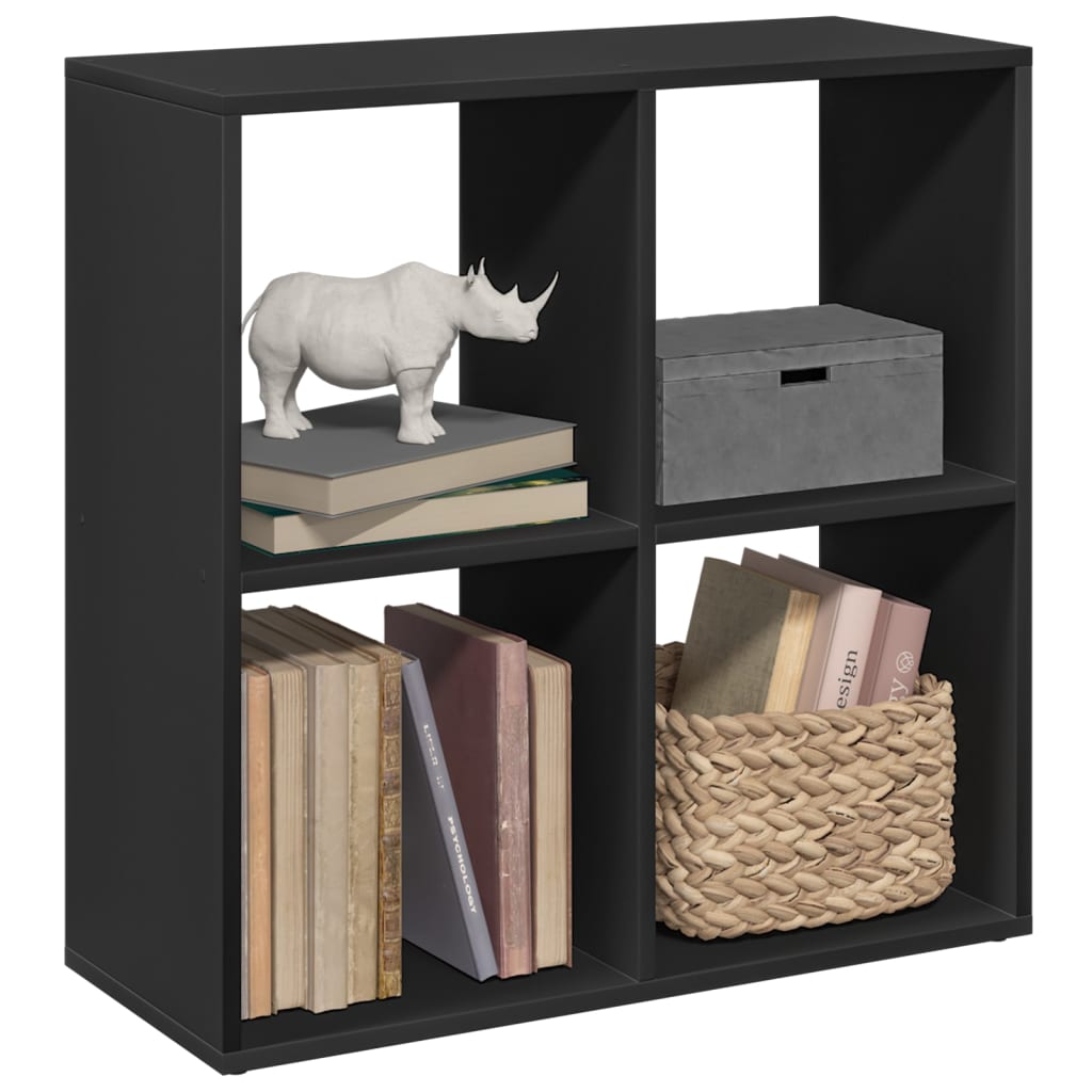 Kamerscherm / Boekenkast 69,5X29X69,5 Cm Bewerkt Hout