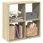 Kamerscherm / Boekenkast 69,5X29X69,5 Cm Bewerkt Hout