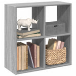 Kamerscherm / Boekenkast 69,5X29X69,5 Cm Bewerkt Hout