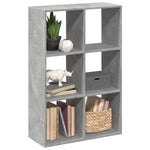 Kamerscherm / Boekenkast 69,5X29X137,5 Cm Hout Betongrijs
