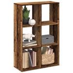 Kamerscherm / Boekenkast 69,5X29X137,5 Cm Hout Kleur Oud Hout