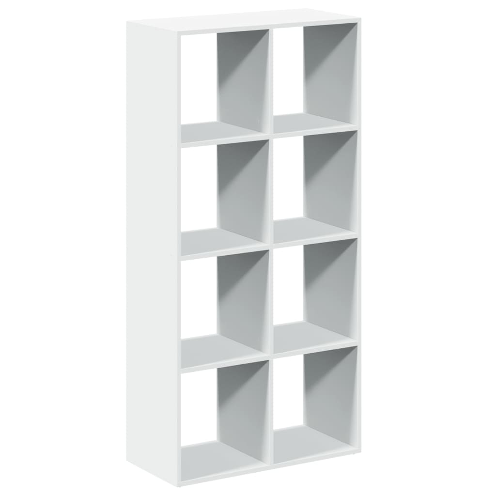 Kamerscherm / Boekenkast 69,5X29X137,5 Cm Bewerkt Hout Wit