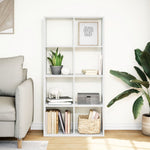 Kamerscherm / Boekenkast 69,5X29X137,5 Cm Bewerkt Hout Wit