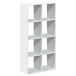 Kamerscherm / Boekenkast 69,5X29X137,5 Cm Bewerkt Hout Wit