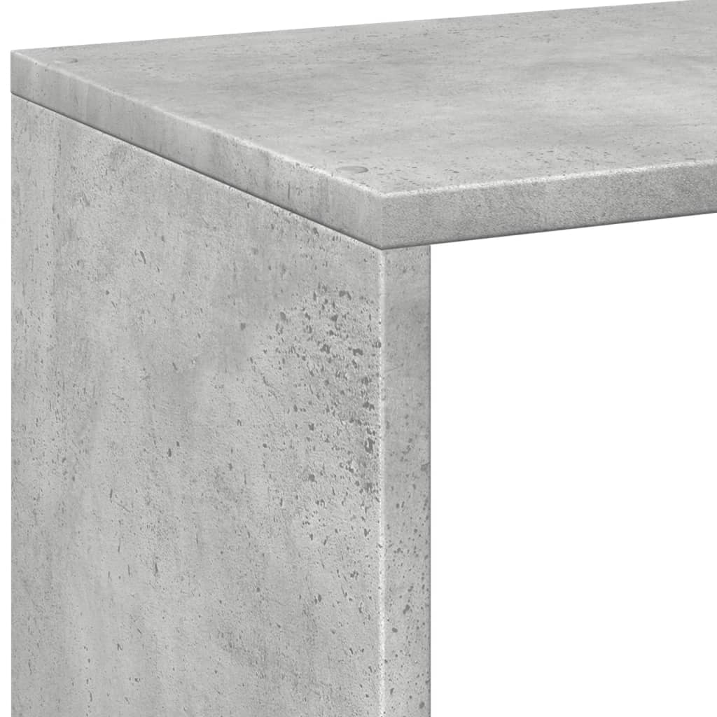 Kamerscherm / Boekenkast 69,5X29X137,5 Cm Hout Betongrijs