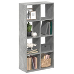 Kamerscherm / Boekenkast 69,5X29X137,5 Cm Hout Betongrijs