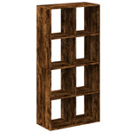 Kamerscherm / Boekenkast 69,5X29X137,5 Cm Hout Gerookt Eiken