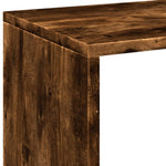 Kamerscherm / Boekenkast 69,5X29X137,5 Cm Hout Gerookt Eiken