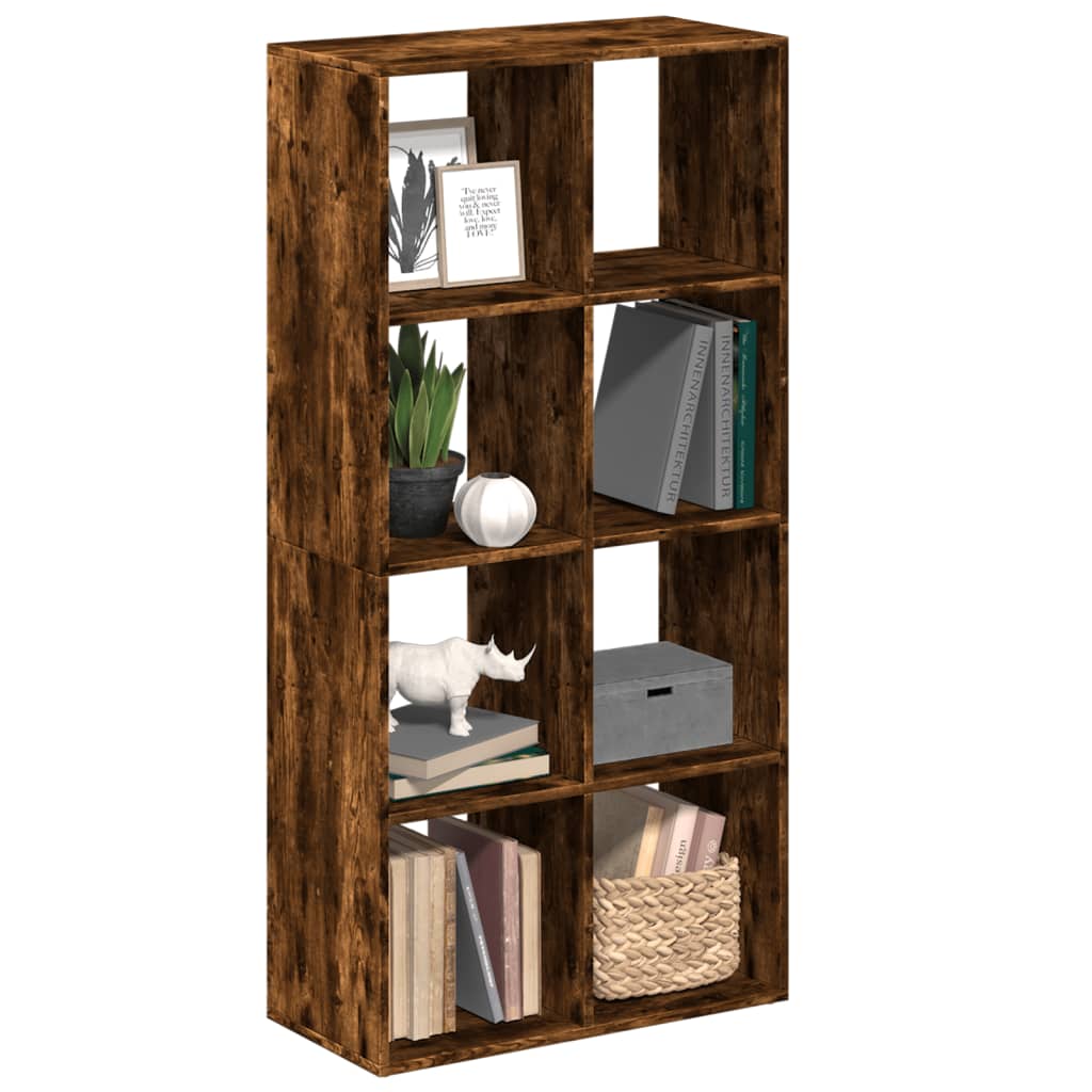 Kamerscherm / Boekenkast 69,5X29X137,5 Cm Hout Gerookt Eiken