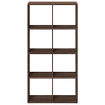Kamerscherm / Boekenkast 69,5X29X137,5 Cm Hout Bruin Eikenkleur