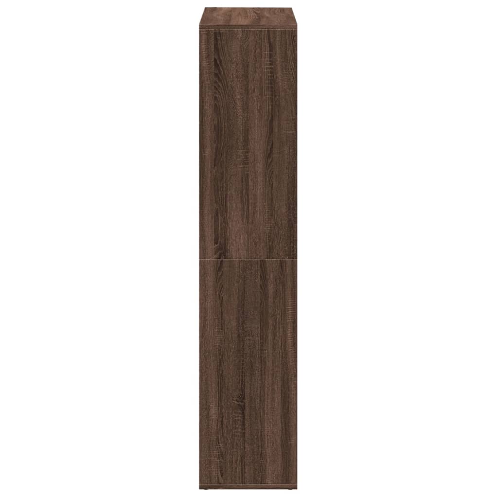 Kamerscherm / Boekenkast 69,5X29X137,5 Cm Hout Bruin Eikenkleur