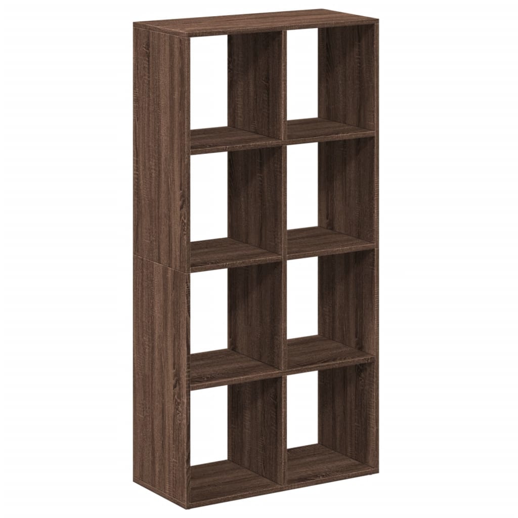Kamerscherm / Boekenkast 69,5X29X137,5 Cm Hout Bruin Eikenkleur