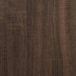 Kamerscherm / Boekenkast 69,5X29X137,5 Cm Hout Bruin Eikenkleur