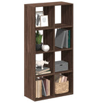 Kamerscherm / Boekenkast 69,5X29X137,5 Cm Hout Bruin Eikenkleur