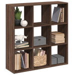 Kamerscherm / Boekenkast 69,5X29X137,5 Cm Hout Bruin Eikenkleur