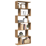 Kamerscherm / Boekenkast 5-Laags 70X24X Hout