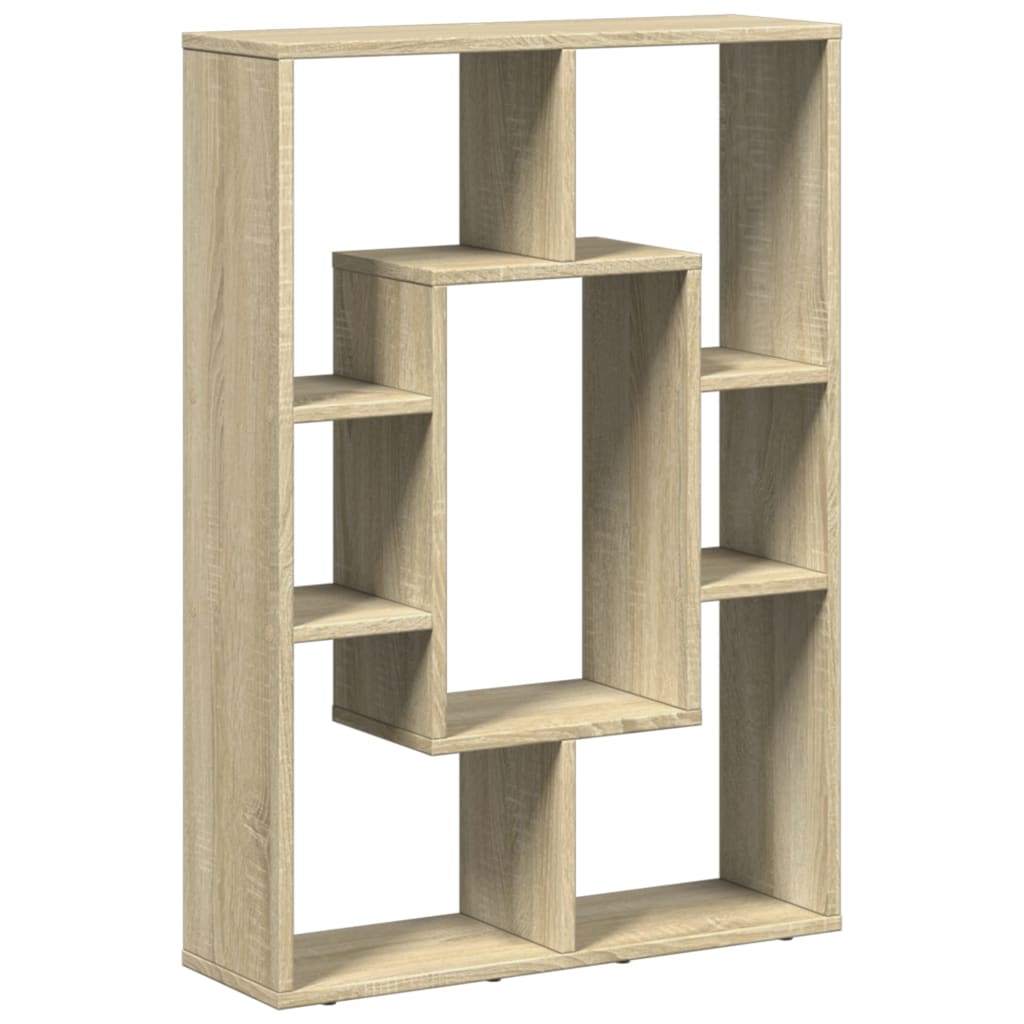 Boekenkast 63X20X90 Cm Bewerkt Hout Kleurig