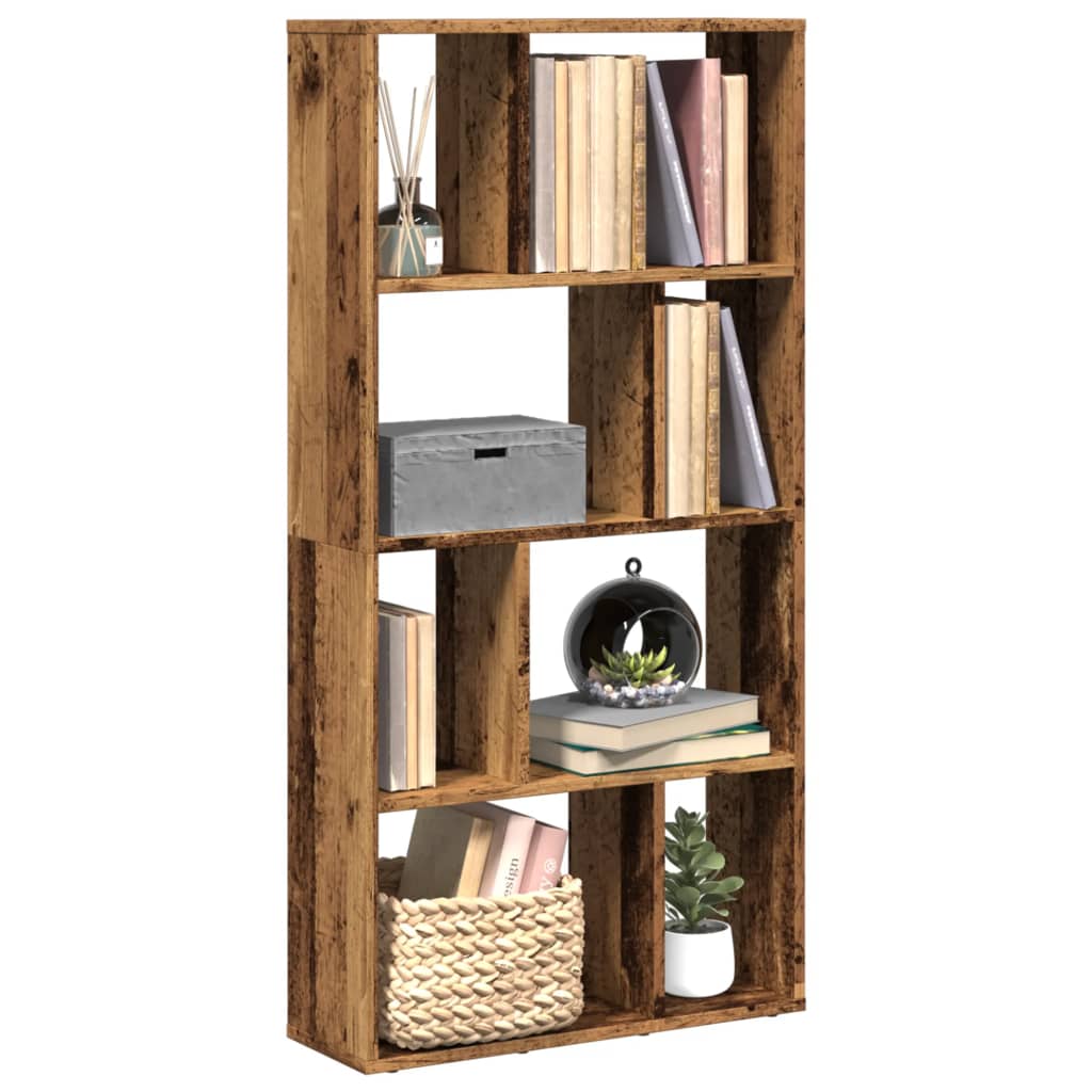 Boekenkast 72X20X120 Cm Bewerkt Hout