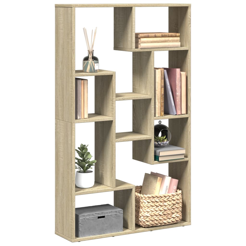 Boekenkast 72X20X120 Cm Bewerkt Hout