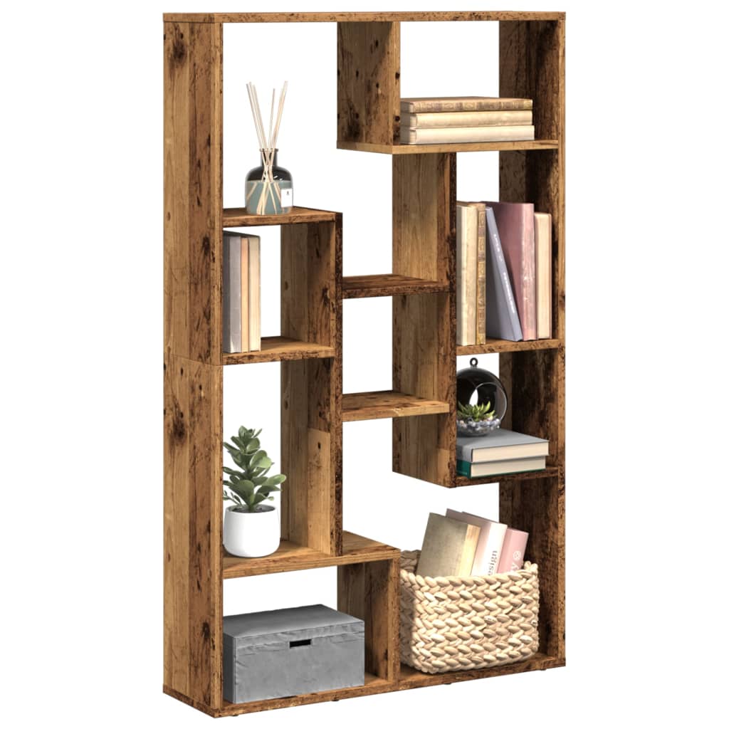 Boekenkast 72X20X120 Cm Bewerkt Hout