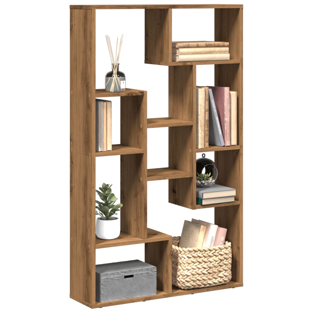 Boekenkast 72X20X120 Cm Bewerkt Hout