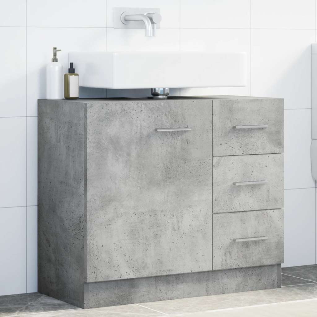 Wastafelkast 63X30X54 Cm Bewerkt Hout