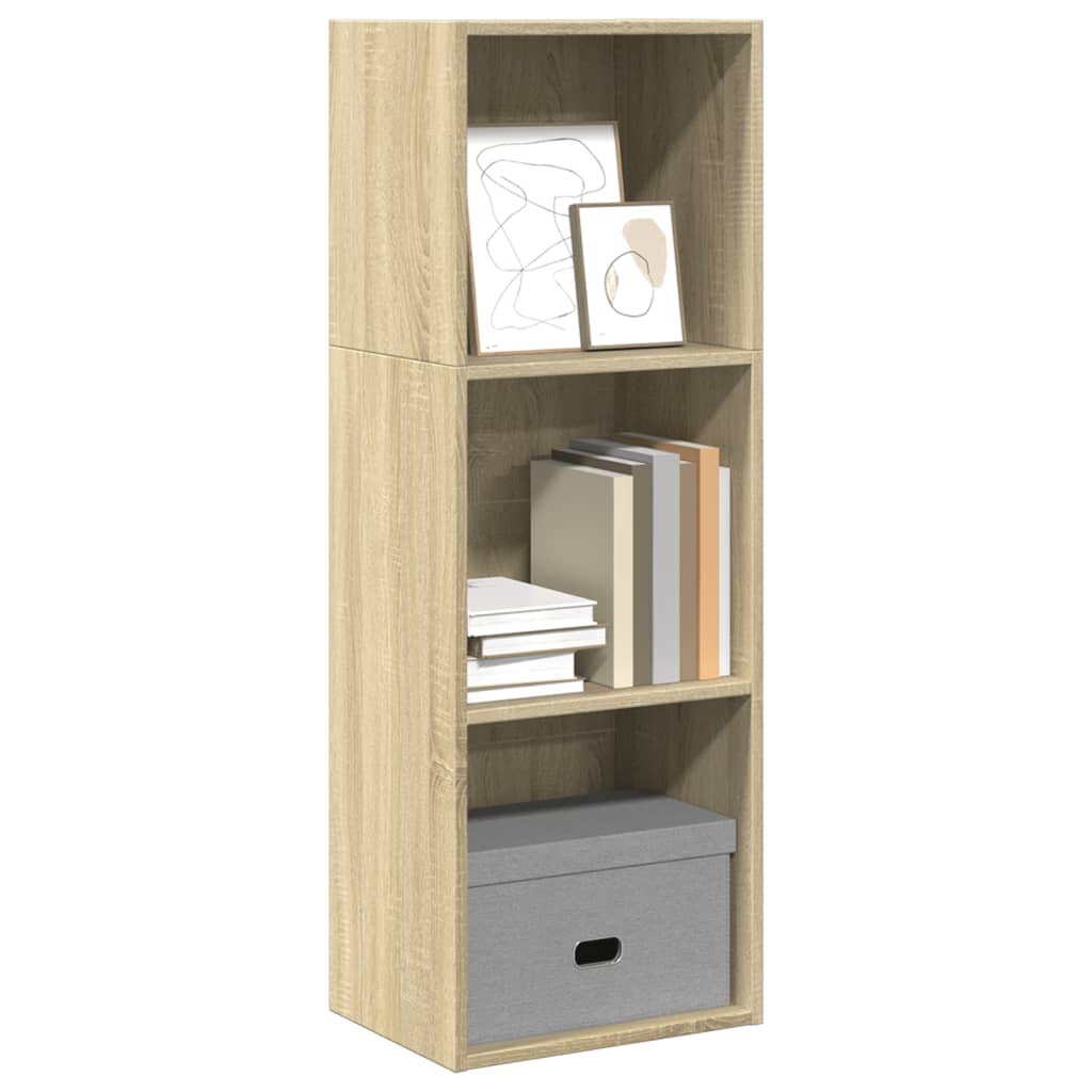 Boekenkast 60X30X Bewerkt Hout Kleurig Sonoma Eiken