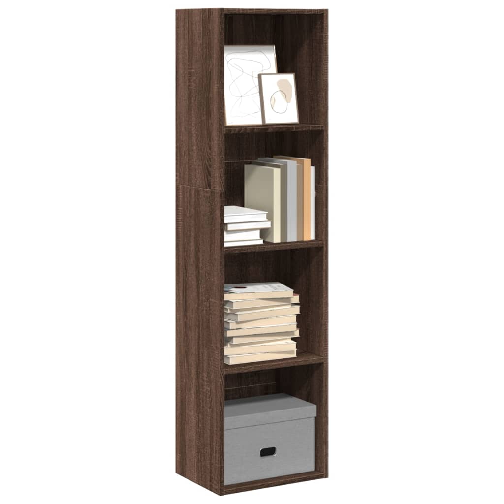 Boekenkast 80X30X Bewerkt Hout Ig Bruin Eikenkleur