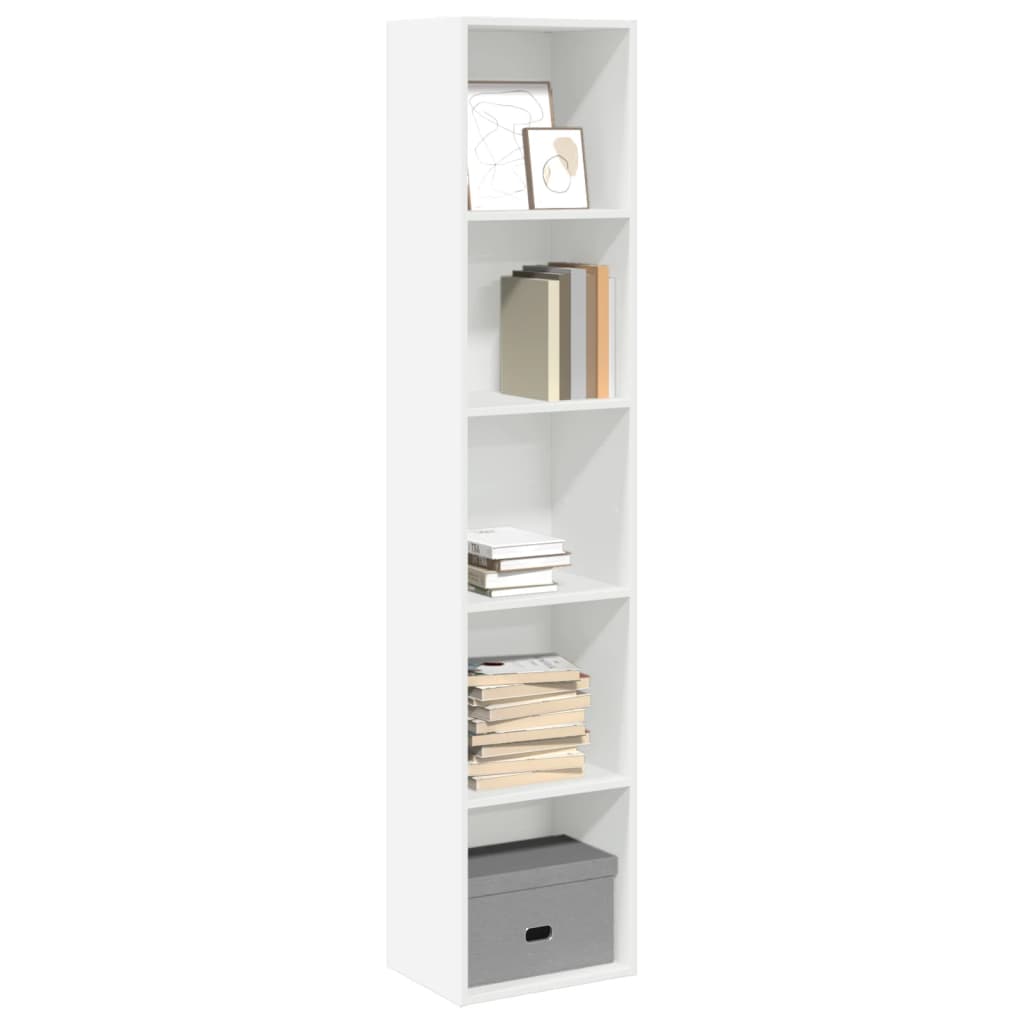 Boekenkast 60X30X Bewerkt Hout Wit