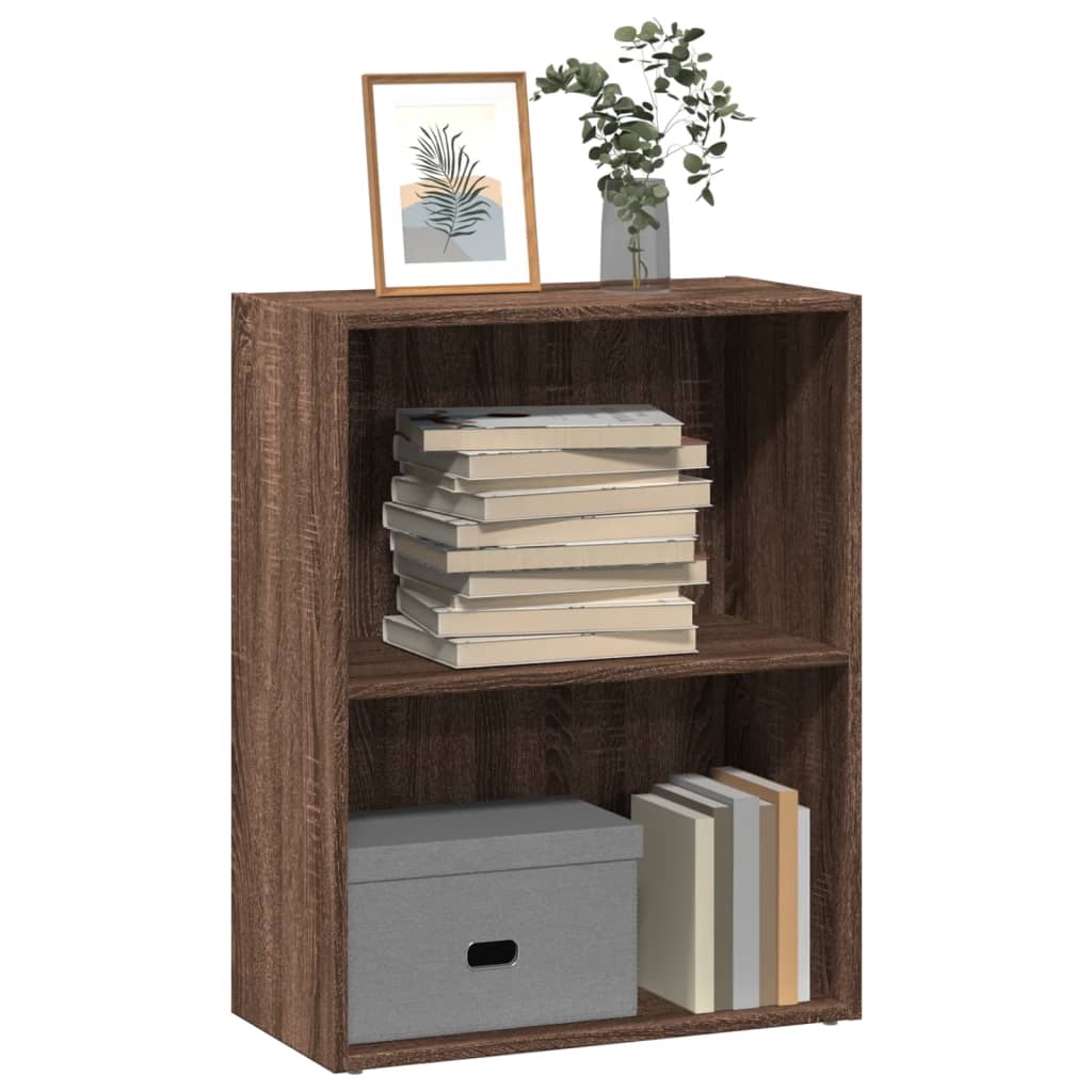 Boekenkast 80X30X Bewerkt Hout Ig Bruin Eikenkleur