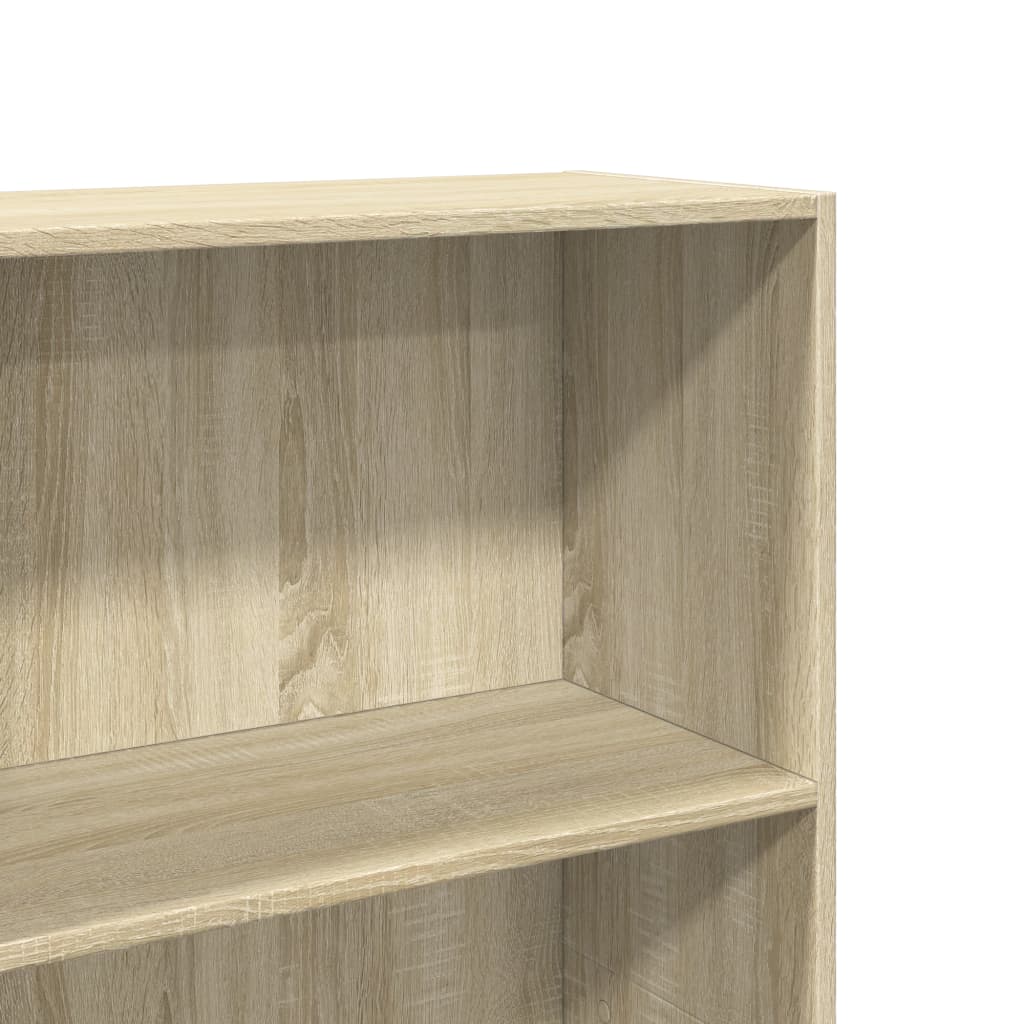 Boekenkast 60X30X Bewerkt Hout Kleurig Sonoma Eiken