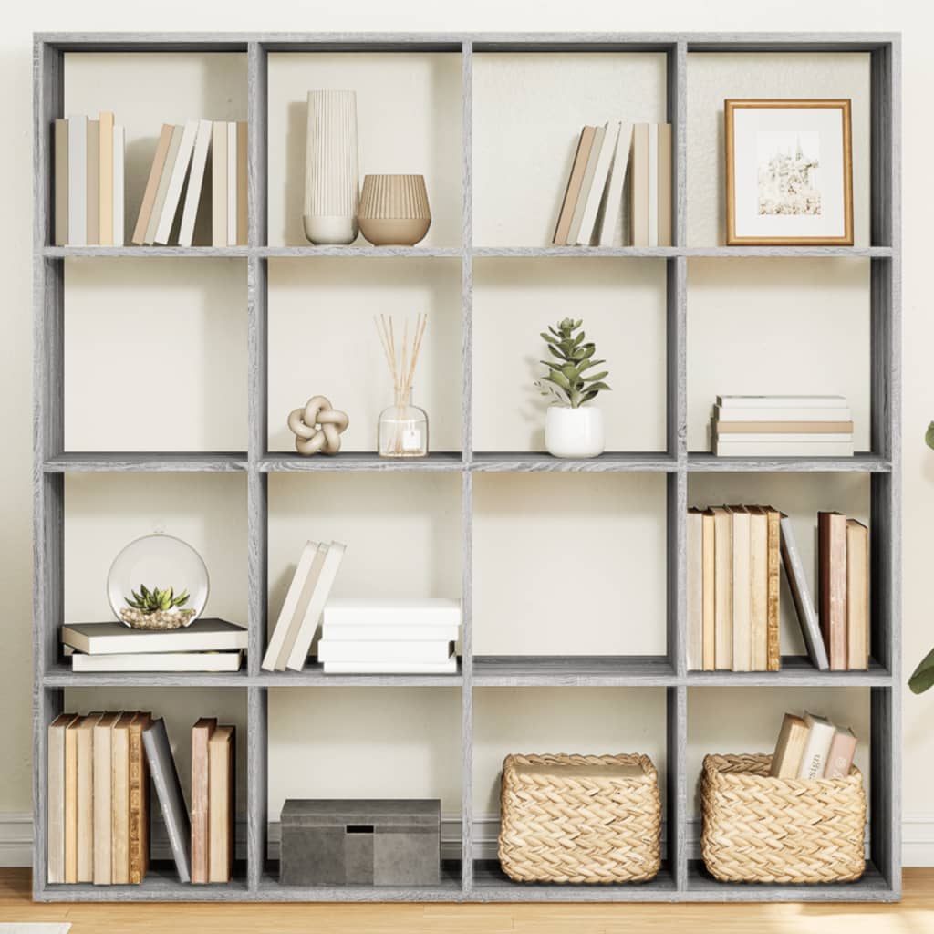 Kamerscherm / Boekenkast 69,5X29X69,5 Cm Bewerkt Hout