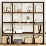 Kamerscherm / Boekenkast 69,5X29X69,5 Cm Bewerkt Hout