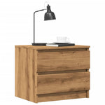 Nachtkastje 50X39X43,5 Cm Bewerkt Hout