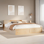 Bedframe Zonder Matras Massief Grenenhout