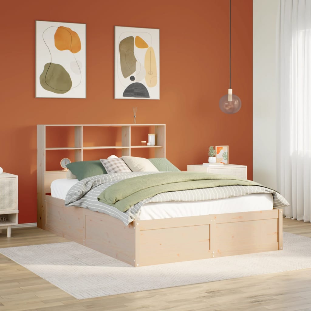 Bedframe Zonder Matras Massief Grenenhout