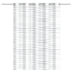 Eisl Douchegordijn Met Golf 200X180X0,2 Cm Wit